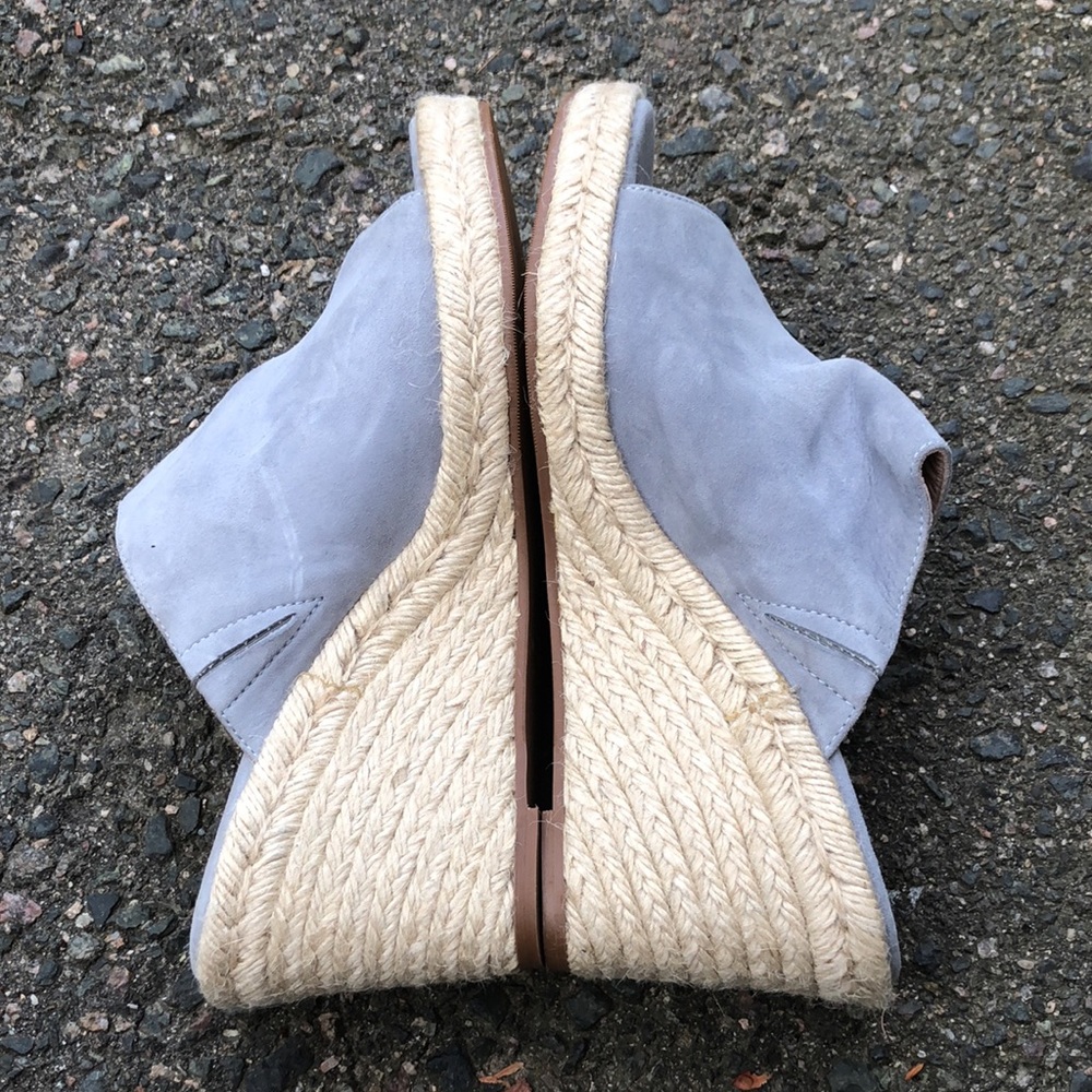 Stuart Weitzman Suede Open Toes Wedge Espadrilles… - image 4